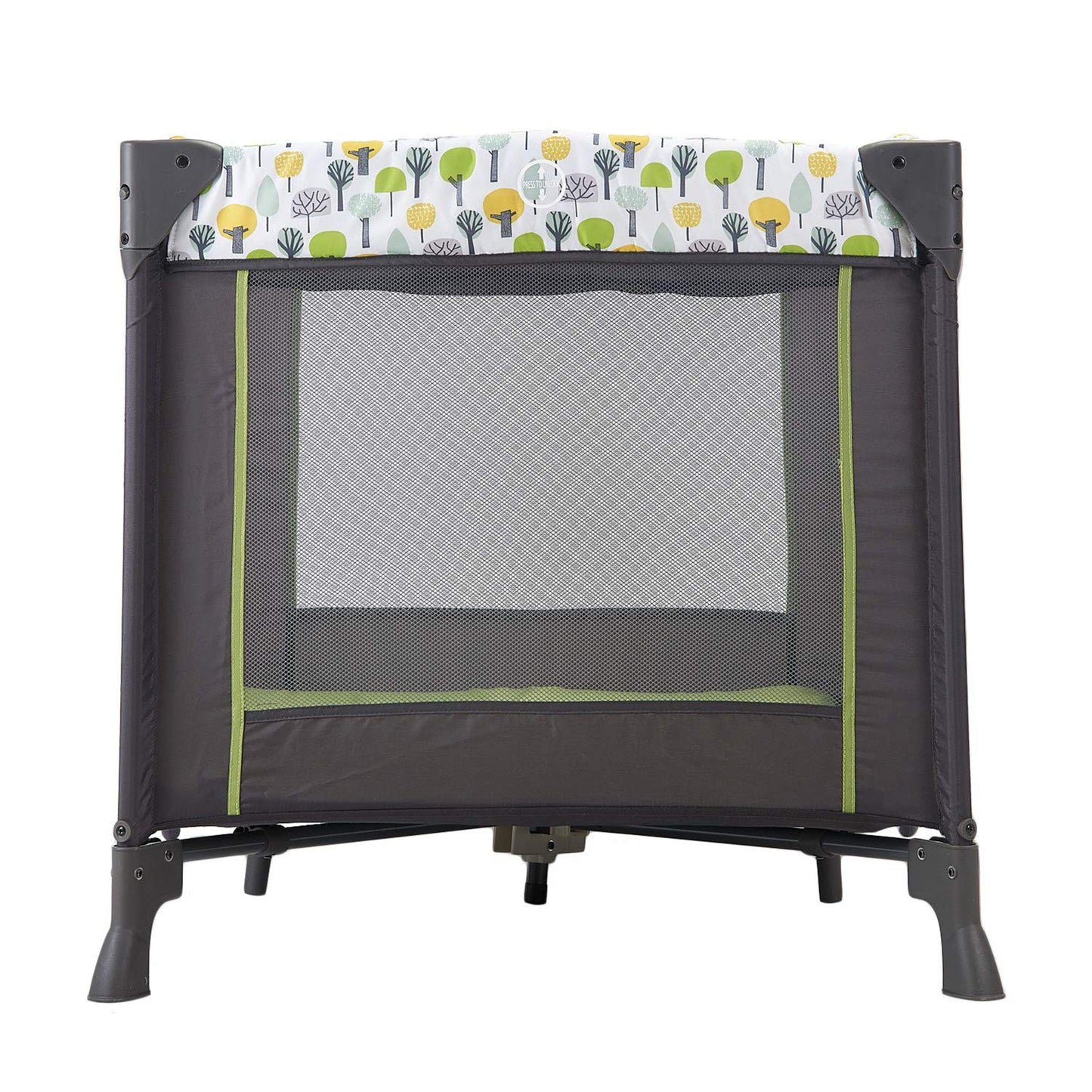 Pamo Babe Bassinet Nursery Center Play Yard Crib with Changing Table, Green