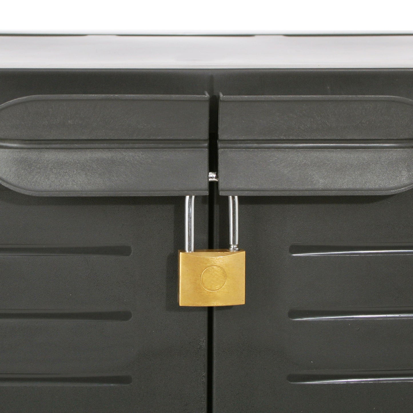 RAM Quality Products ELITE Adjustable 2 Shelf Storage Utility Cabinet, Dark Gray