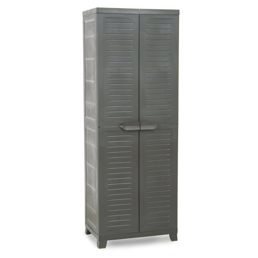 RAM Quality Products ELITE Adjustable 4 Shelf Storage Utility Cabinet, Dark Gray