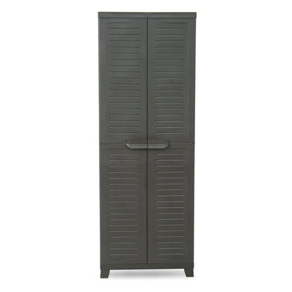 RAM Quality Products ELITE Adjustable 4 Shelf Storage Utility Cabinet, Dark Gray