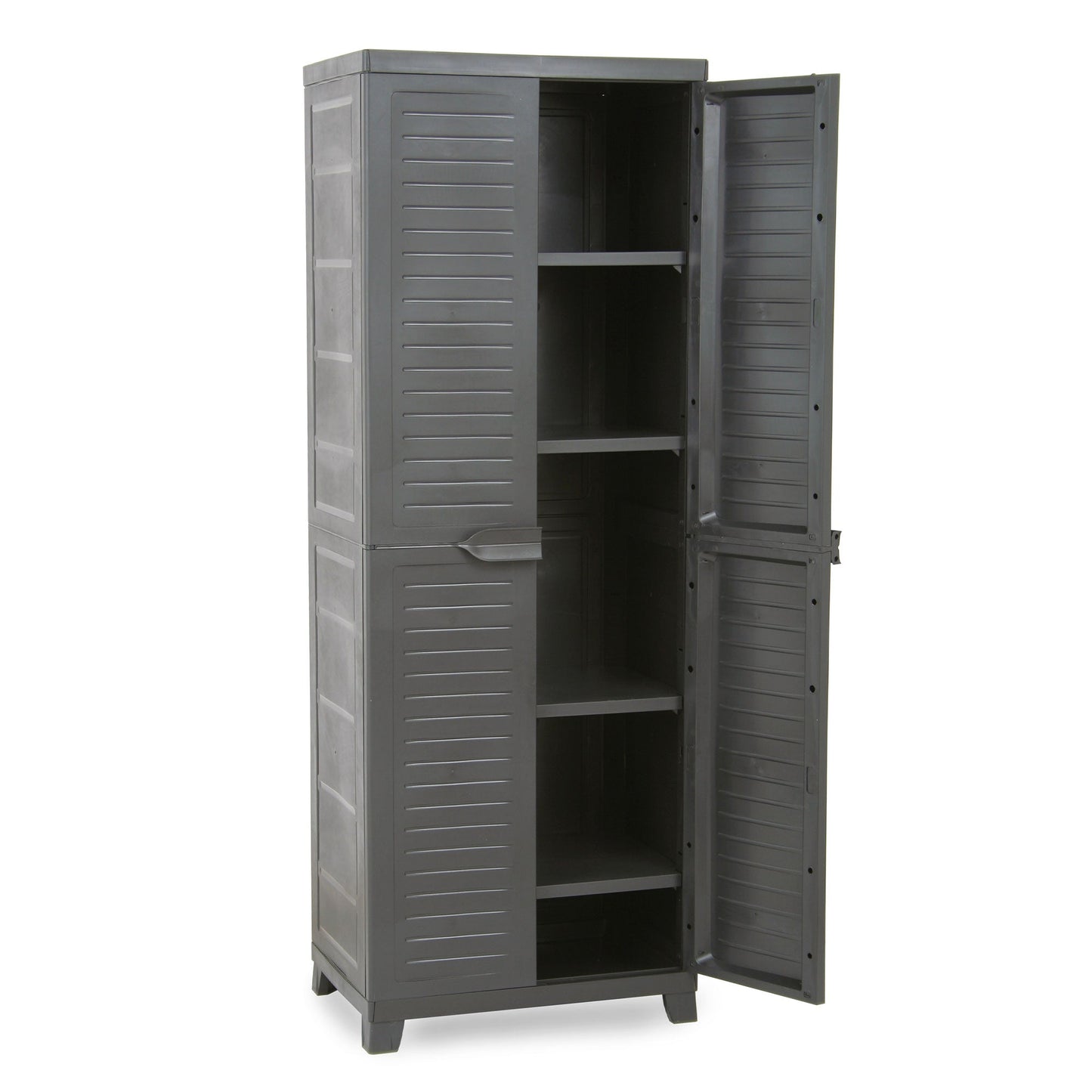 RAM Quality Products ELITE Adjustable 4 Shelf Storage Utility Cabinet, Dark Gray