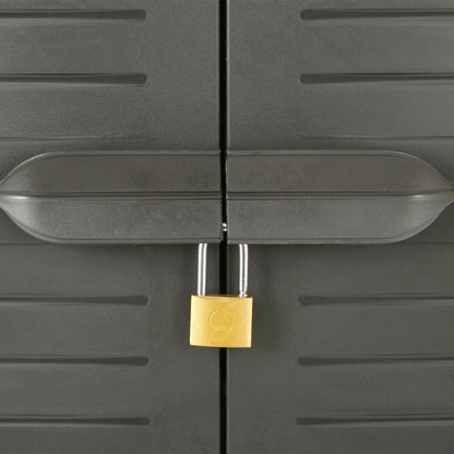 RAM Quality Products ELITE Adjustable 4 Shelf Storage Utility Cabinet, Dark Gray