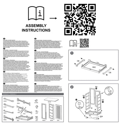 RAM Quality Products ELITE Adjustable 4 Shelf Storage Utility Cabinet, Dark Gray