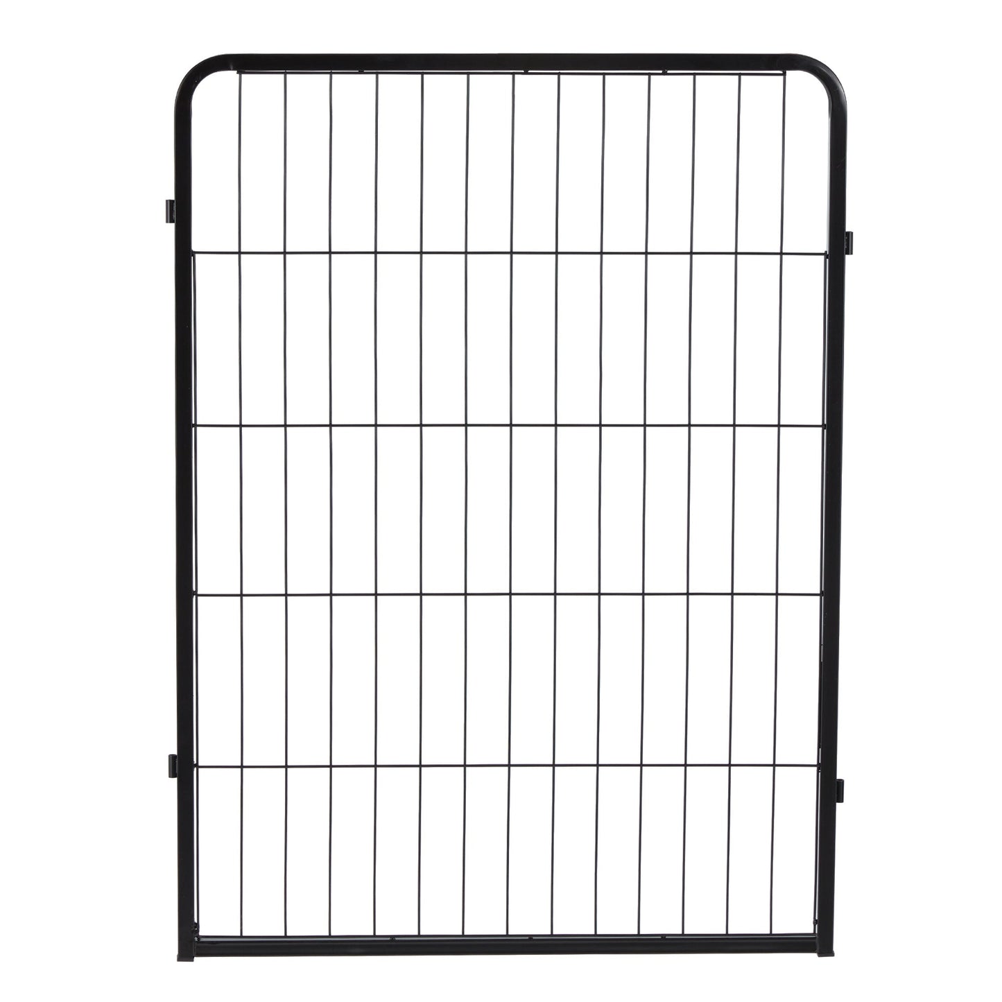 JOMEED Indoor and Outdoor 8-Panel, 32-Inch High Dog Pet Playpen with Door, Black