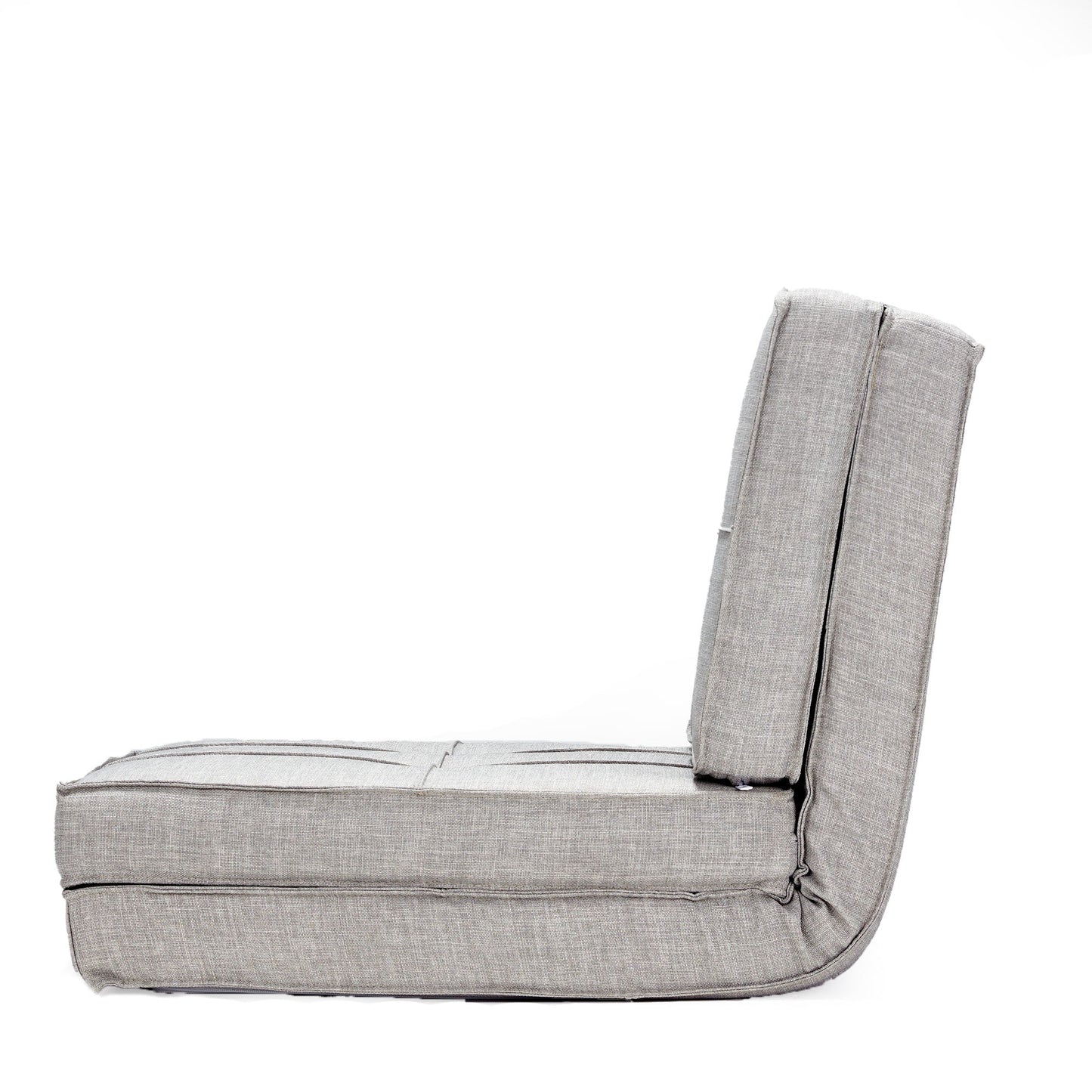 JOMEED 5 Position Adjustable Space Saving Convertible Flip Sleeper Chair, Gray