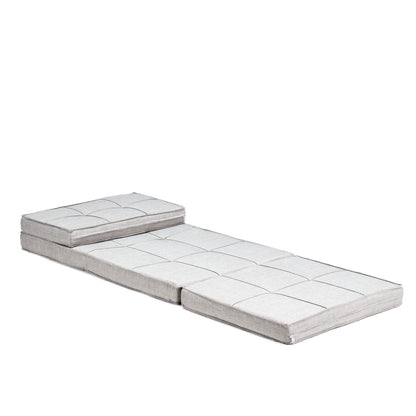 JOMEED 5 Position Adjustable Space Saving Convertible Flip Sleeper Chair, Gray