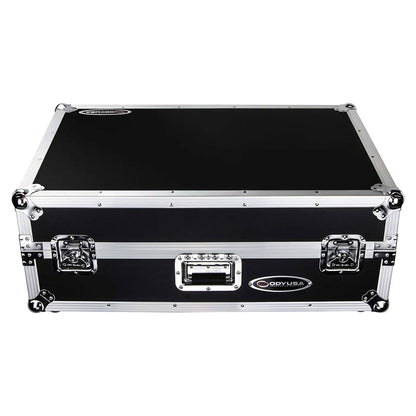 ODYSSEY FZGSPRIME4W2 Denon Prime 4 Flight Zone Case with Laptop Platform & Racks