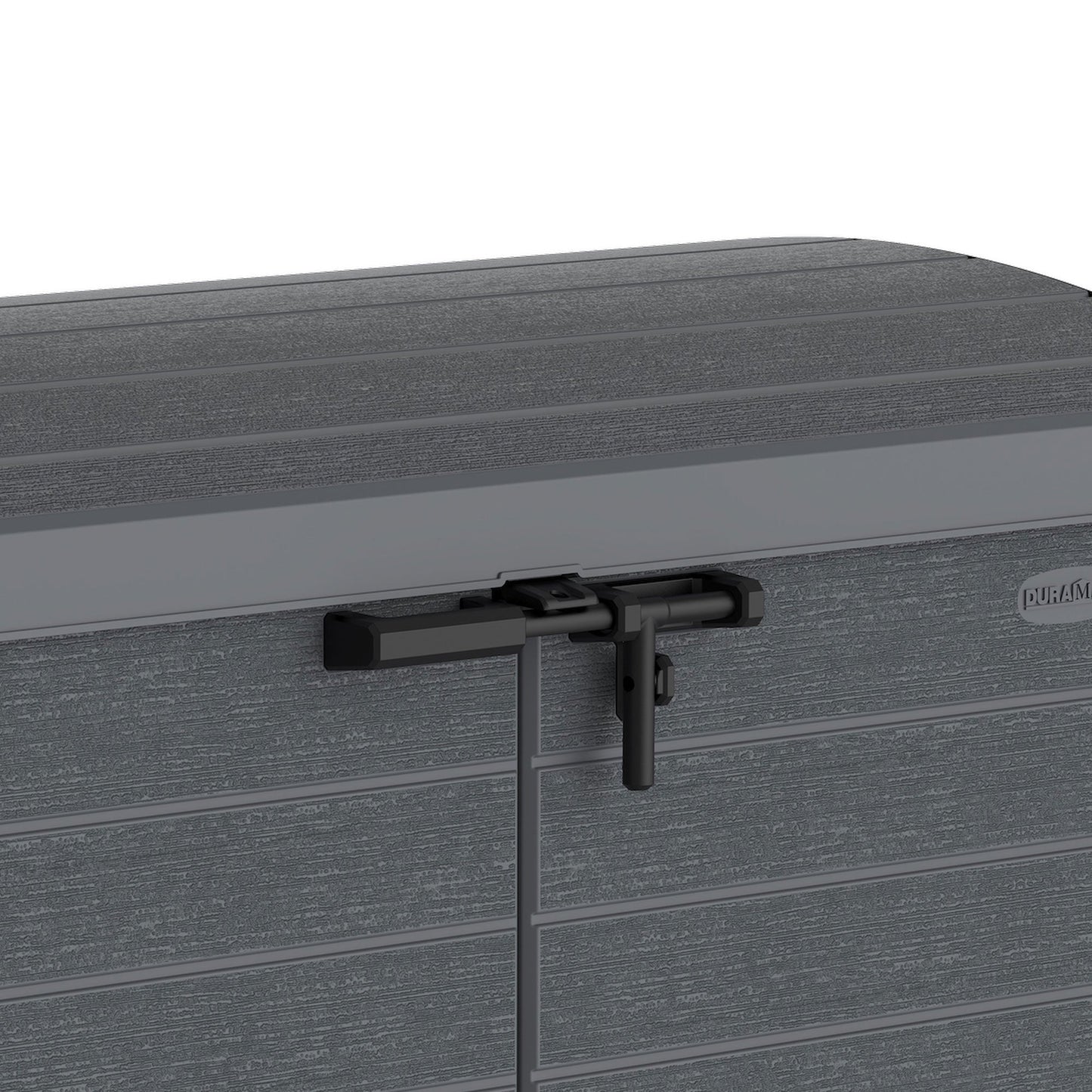 Duramax CedarGrain StoreAway 1200L Outdoor Deck & Garden Storage Box, Charcoal