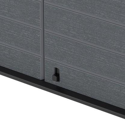 Duramax CedarGrain StoreAway 1200L Outdoor Deck & Garden Storage Box, Charcoal