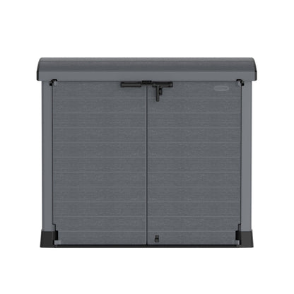 Duramax CedarGrain StoreAway 1200L Outdoor Deck & Garden Storage Box, Charcoal