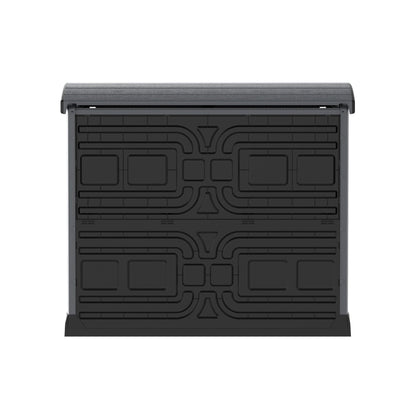 Duramax CedarGrain StoreAway 1200L Outdoor Deck & Garden Storage Box, Charcoal