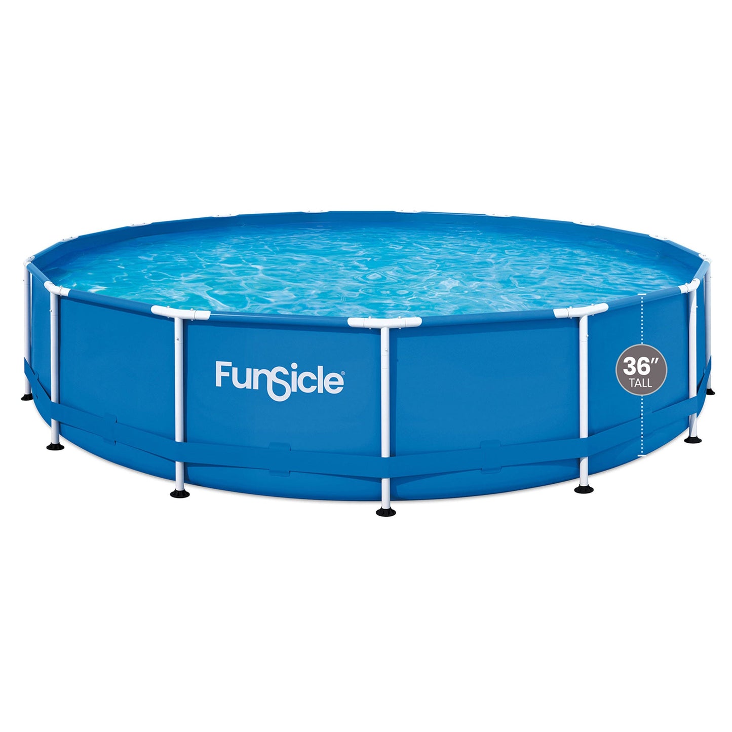 Funsicle 15' x 36" Outdoor Activity Round Frame Above Ground Swimming Pool Set