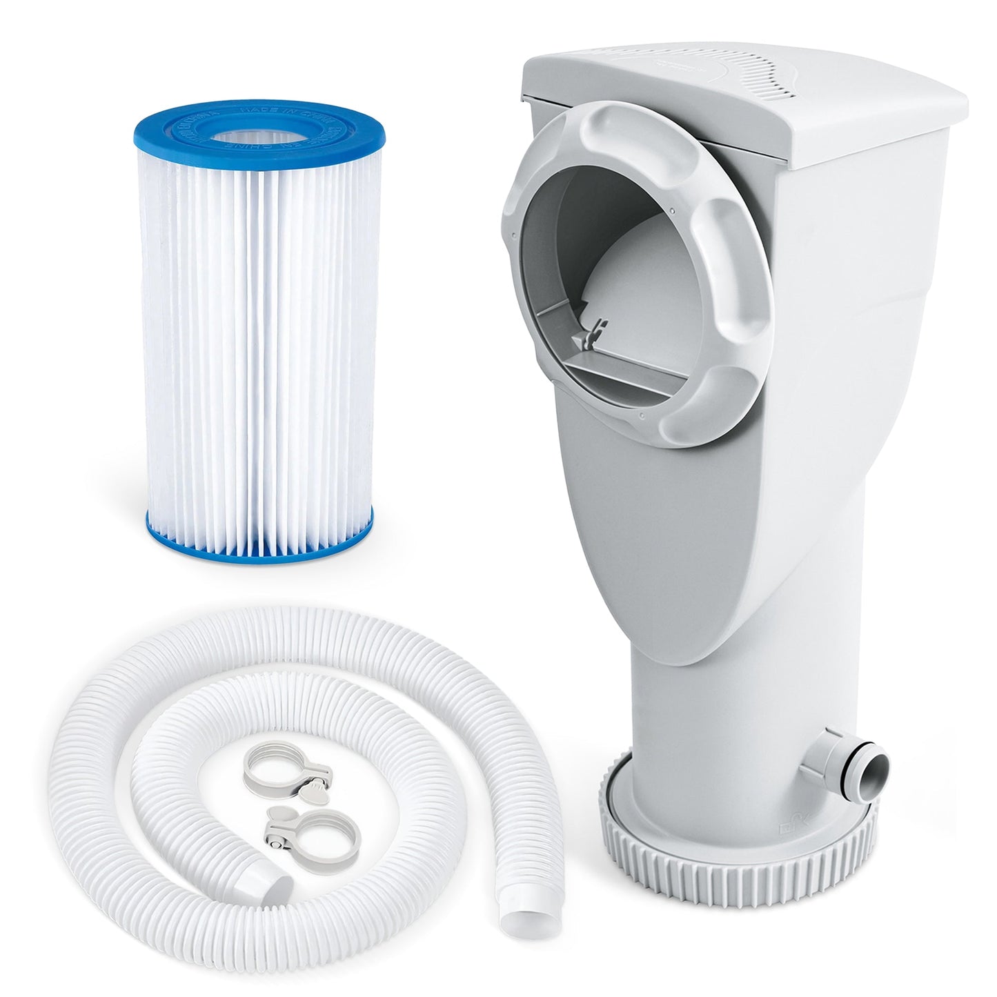 Funsicle 1500 Gallon SkimmerPlus 2-in-1 Filter Pump System for Above Ground Pool