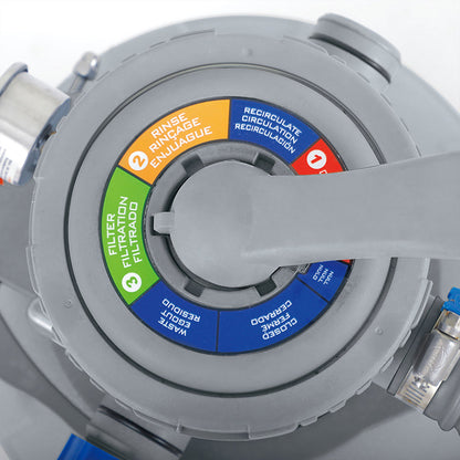 Funsicle 12 Inch Sand Filter Pump for Above Ground Pools, 1600 GPH Flow Rate