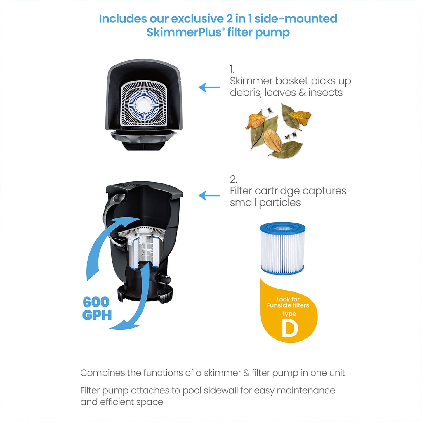 Funsicle 13' x 8' x 39.5" Oasis Designer Oval Swimming Pool, Dark Herringbone