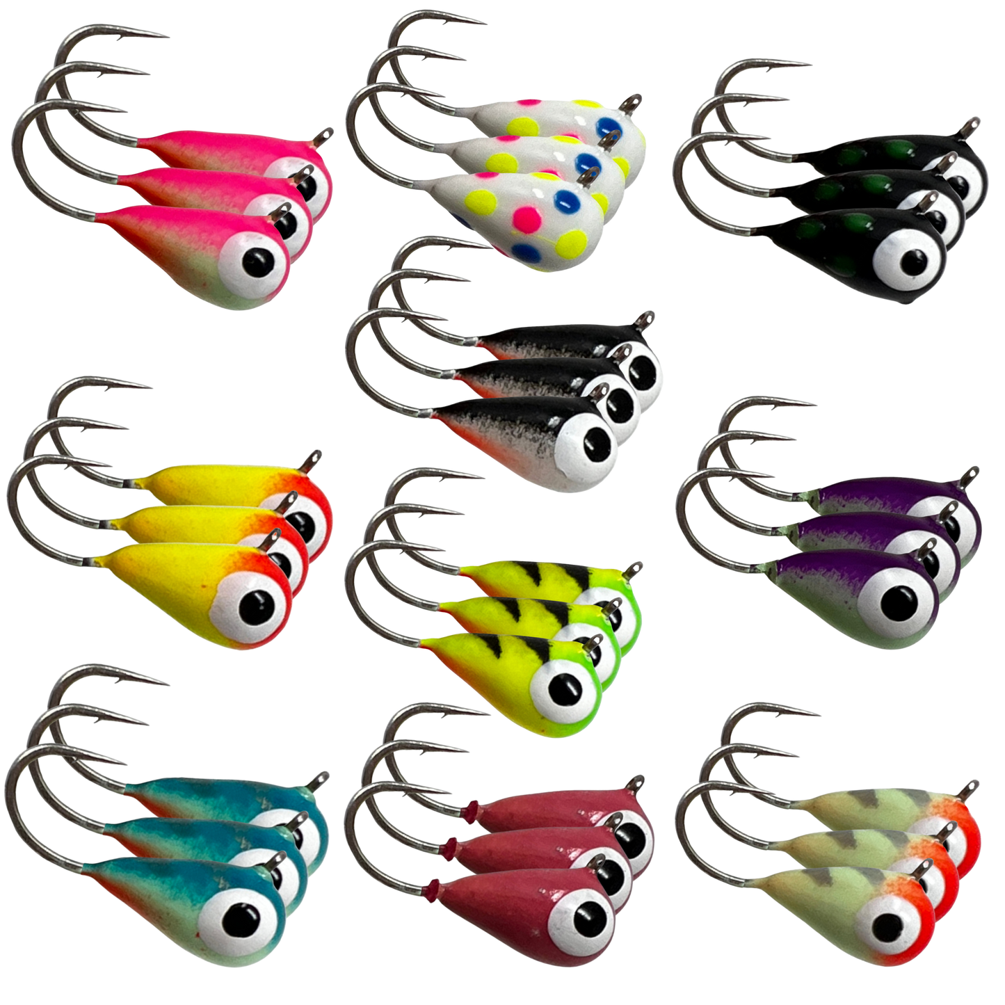 Reaction Tackle Ice Fishing Jigs-NEW sizes available!