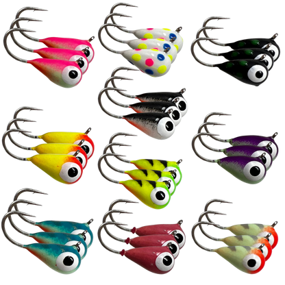 Reaction Tackle Ice Fishing Jigs-NEW sizes available!