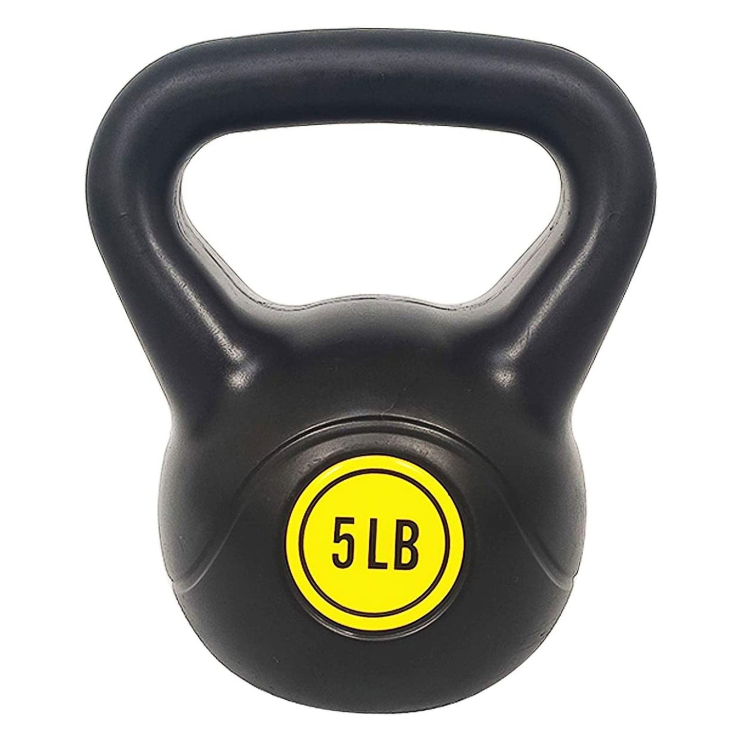 BalanceFrom Fitness Home Gym Vinyl Coated Solid Cast Iron Kettlebell Weight Set