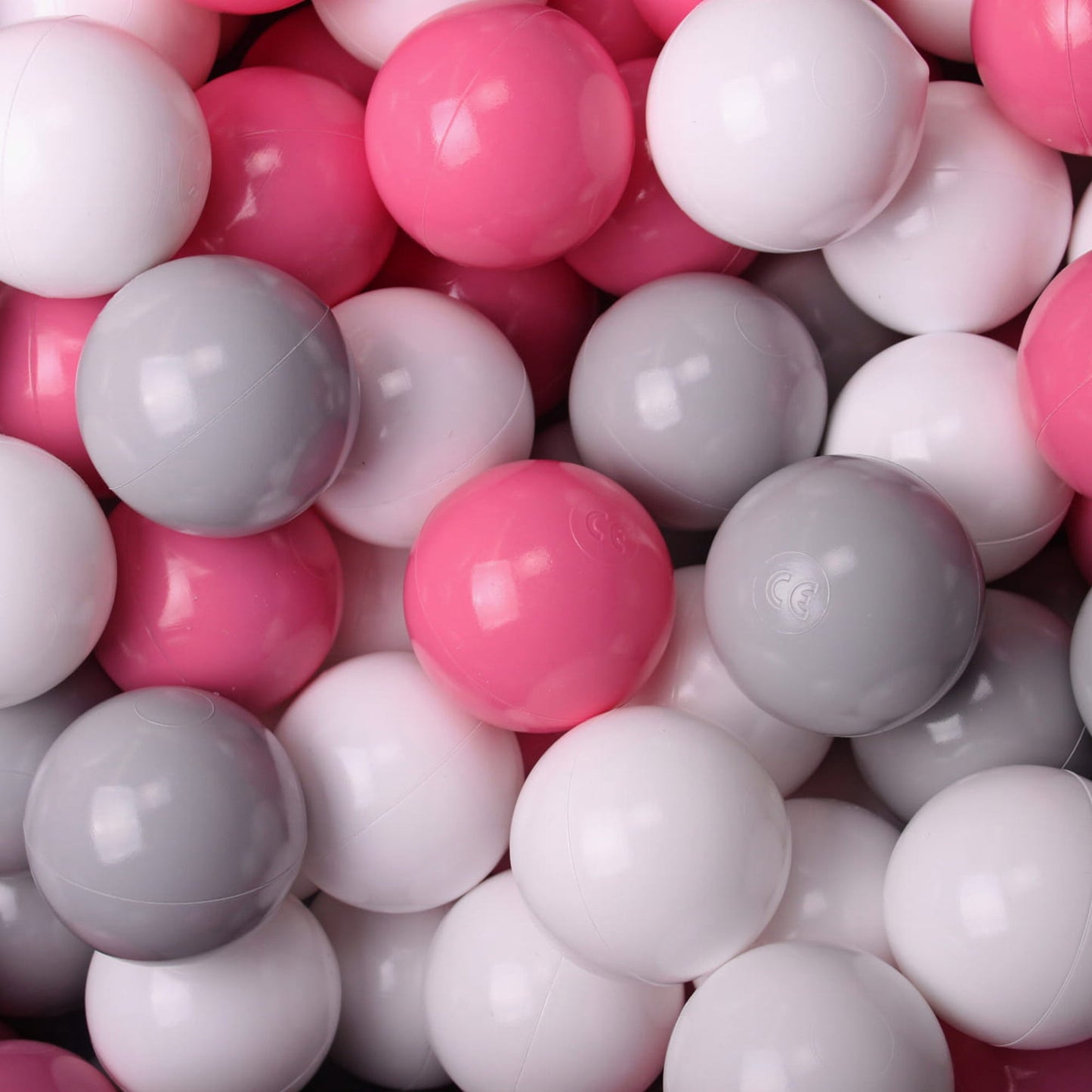 MeowBaby Large Round 35 x 11.5 Inch Baby Foam Ball Pit with 200 2.75 Inch Balls