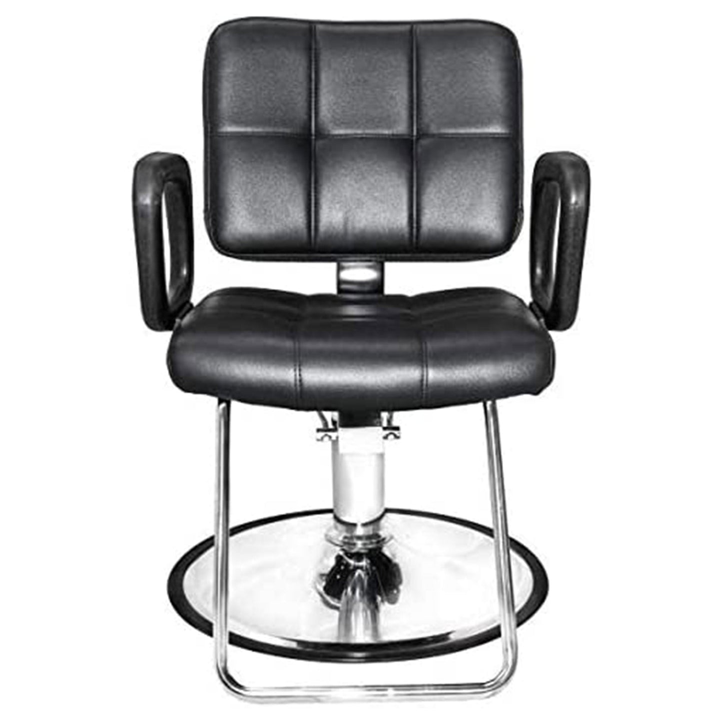 PureSana Chromium Ariana 360 Degree Professional Styling Salon Chair, Black