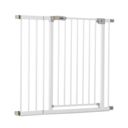 hauck 59727 Open N Stop KD Pressure Fit with 8 Inch Extension Baby Gate, White