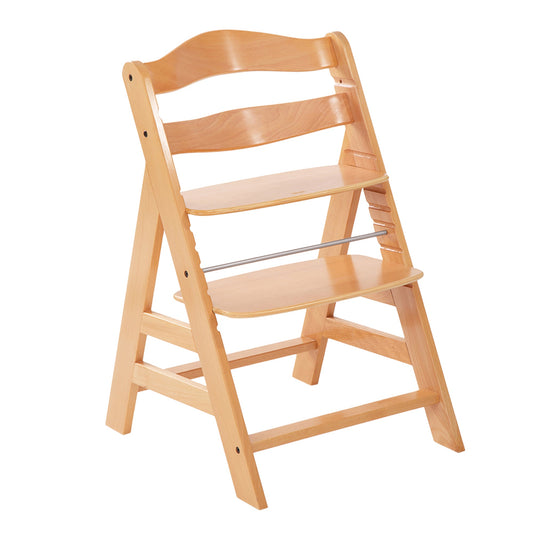 hauck Alpha+ Grow Along Adjustable Wooden Highchair Seat, Beechwood, Natural
