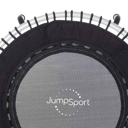 JumpSport 250 Workout Rebounder for Adults, 39" Mini Fitness Trampoline, White