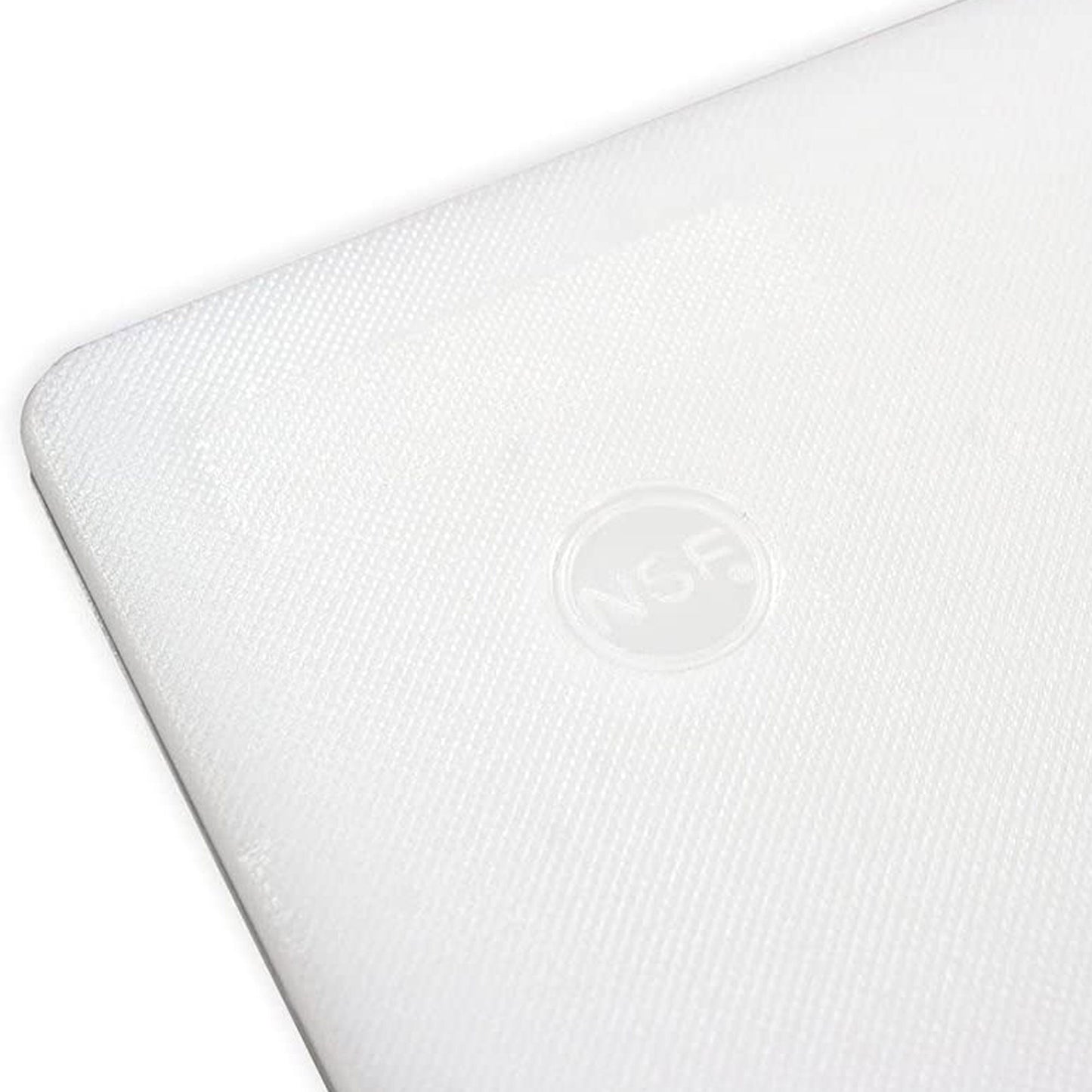 Thirteen Chefs 30 x 18 Inch Dishwasher Safe HDPE Plastic Cutting Board, White