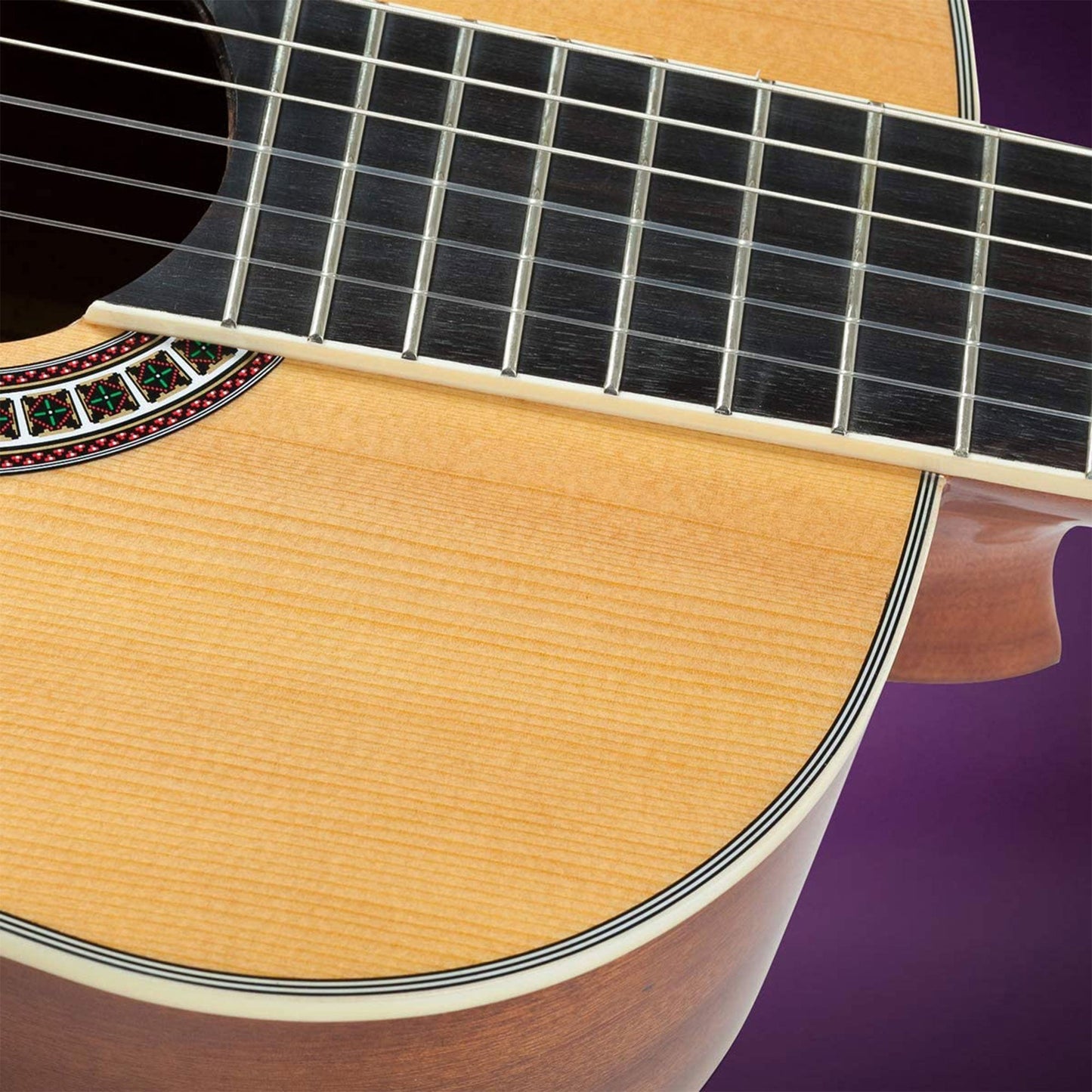 Hola! Music Pre Strung 39" Classical Guitar with Soft Nylon Strings, Natural