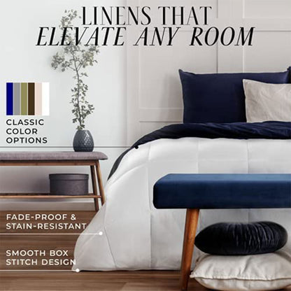 Italian Luxury 2100 Series Down Alternative Comforter, King/Cal King Size, Aqua