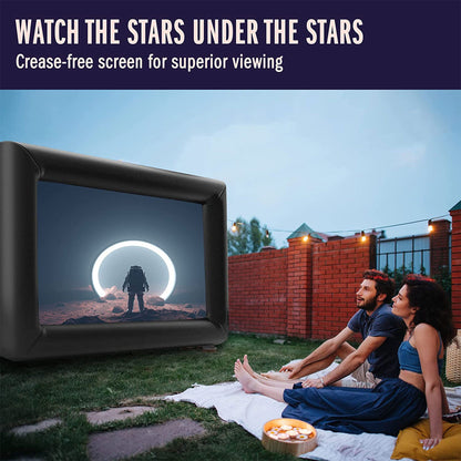 Holiday Styling 19 Foot Giant Movie Theater Inflatable Outdoor Projector Screen