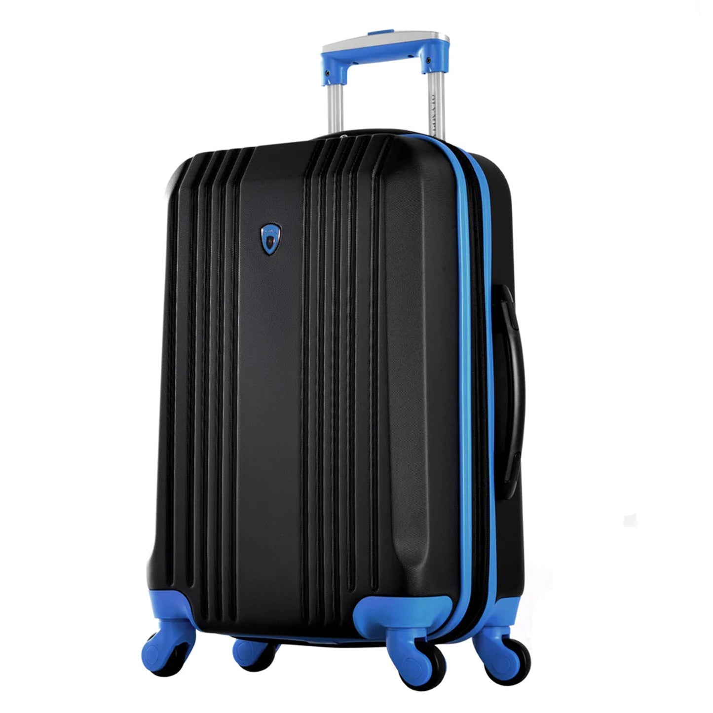 Olympia Apache II 21" Expandable Carry On 4 Wheel Spinner Luggage Suitcase, Blue