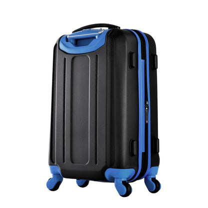 Olympia Apache II 21" Expandable Carry On 4 Wheel Spinner Luggage Suitcase, Blue