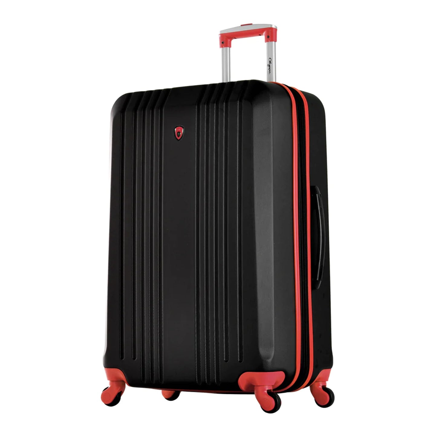 Olympia Apache II Hardcase 4 Wheel Spinner Suitcase 3 Piece Luggage Set, Red