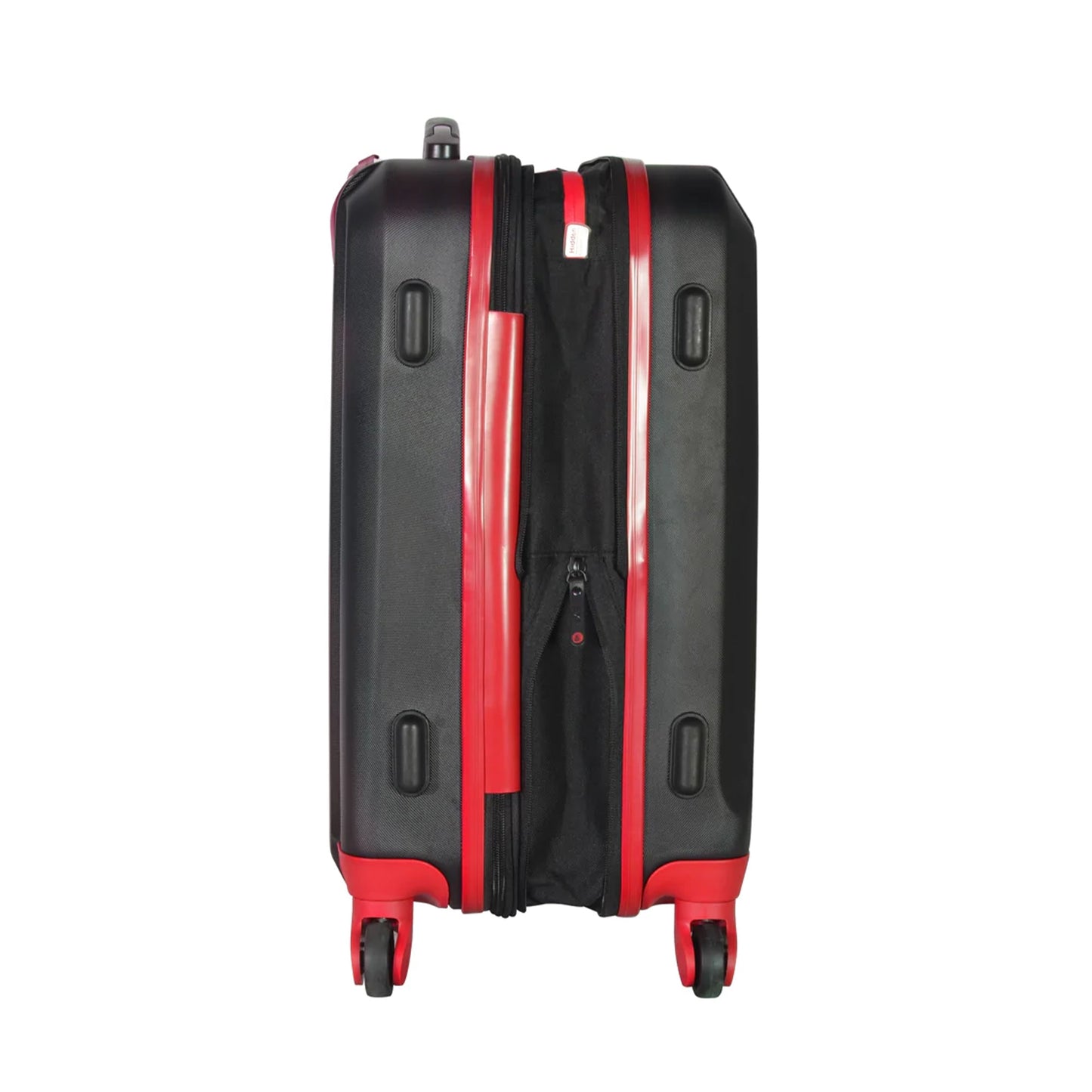 Olympia Apache II Hardcase 4 Wheel Spinner Suitcase 3 Piece Luggage Set, Red