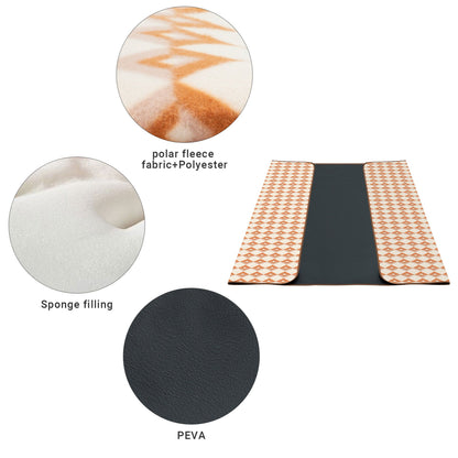 KingCamp Portable Outdoor Fleece Picnic Hiking Beach Blanket 118" x 118", Pink