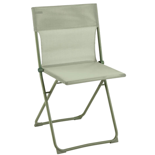 Lafuma Balcony II Colorblock Steel Folding Patio Chair, Moss Green, Set of 2