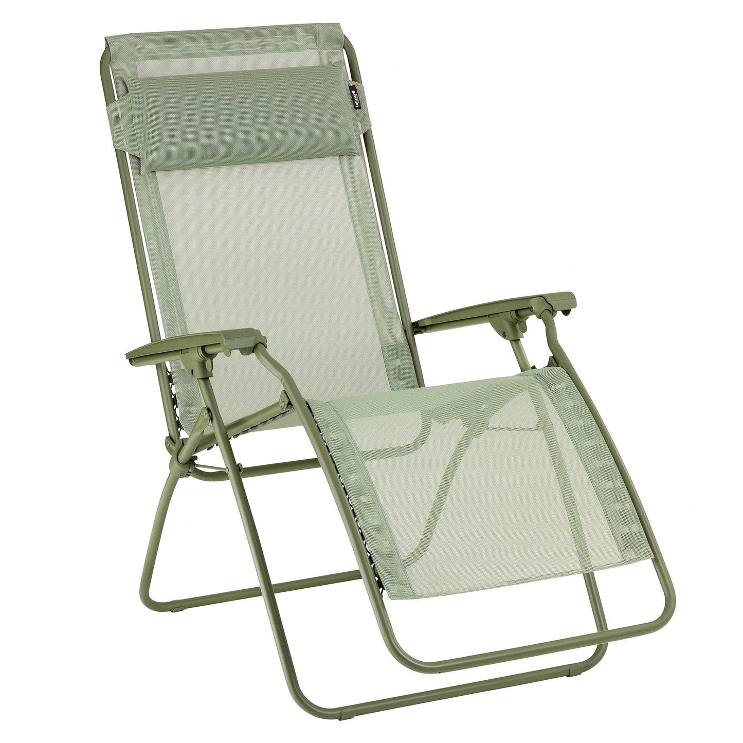 Lafuma R Clip Reclining Foldable Zero Gravity Relaxation Patio Chair, Moss Green