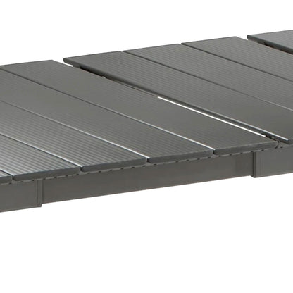 Lafuma ORON Extendable 6-8 Person Outdoor Aluminum Garden Dining Table, Titanium