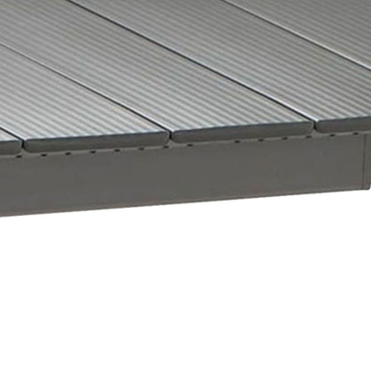 Lafuma ORON Extendable 6-8 Person Outdoor Aluminum Garden Dining Table, Titanium