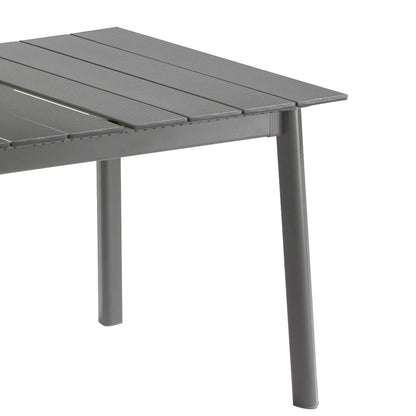 Lafuma ORON Extendable 6-8 Person Outdoor Aluminum Garden Dining Table, Titanium