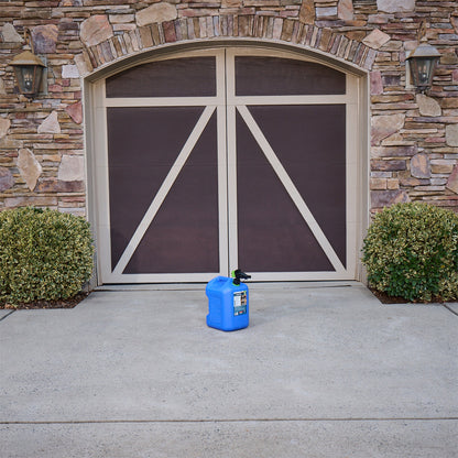 Scepter SmartControl Dual Handle Kerosene Can Container Jug, 5 Gal/18.9L, Blue