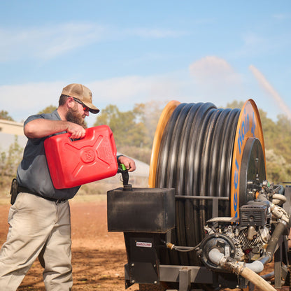 Scepter SmartControl Dual Handle Gasoline Can Container Jug, 5 Gal/18.9L, Red
