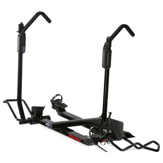 Yakima HoldUp EVO Premium 2 Bike Capacity Tray Hitch Mounted Bike Rack, Black