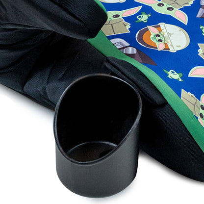 KidsEmbrace KE-4801GGU Baby Yoda, Mandalorian, Grogu Backless Booster Car Seat