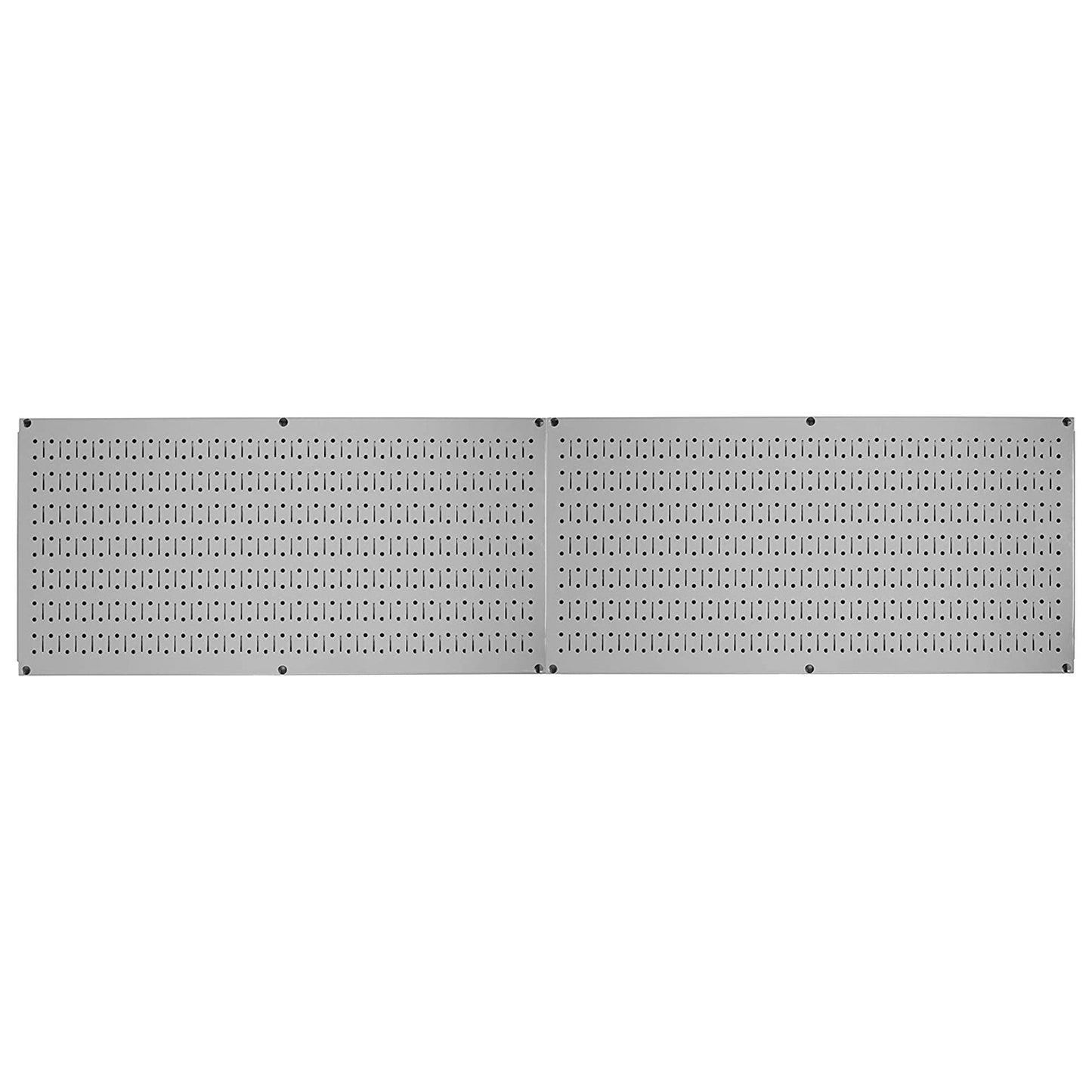 Wall Control 32" x 16" Horizontal Pegboard Garage Tool Organizer, Grey (2 Pack)