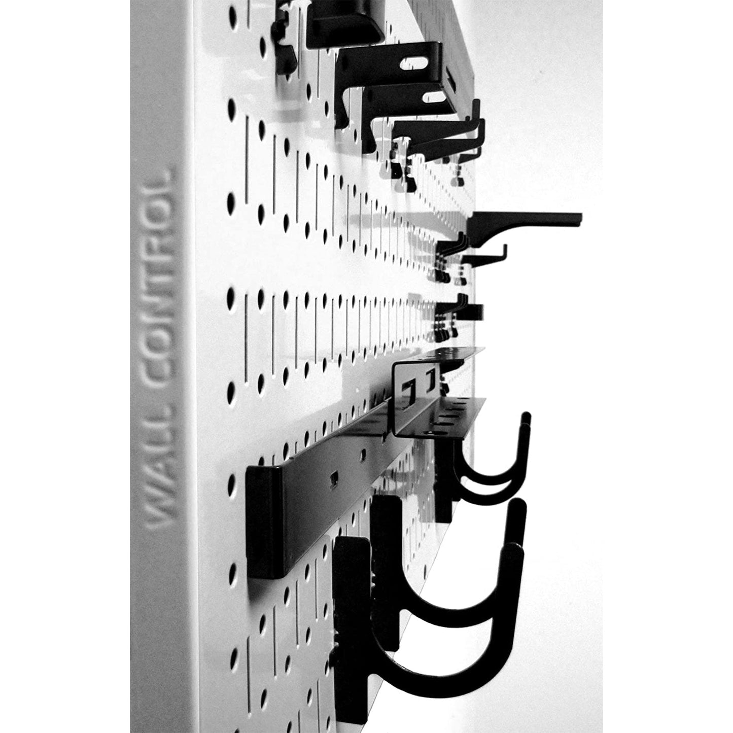 Wall Control 32" x 16" Horizontal Pegboard Garage Tool Organizer, Grey (2 Pack)