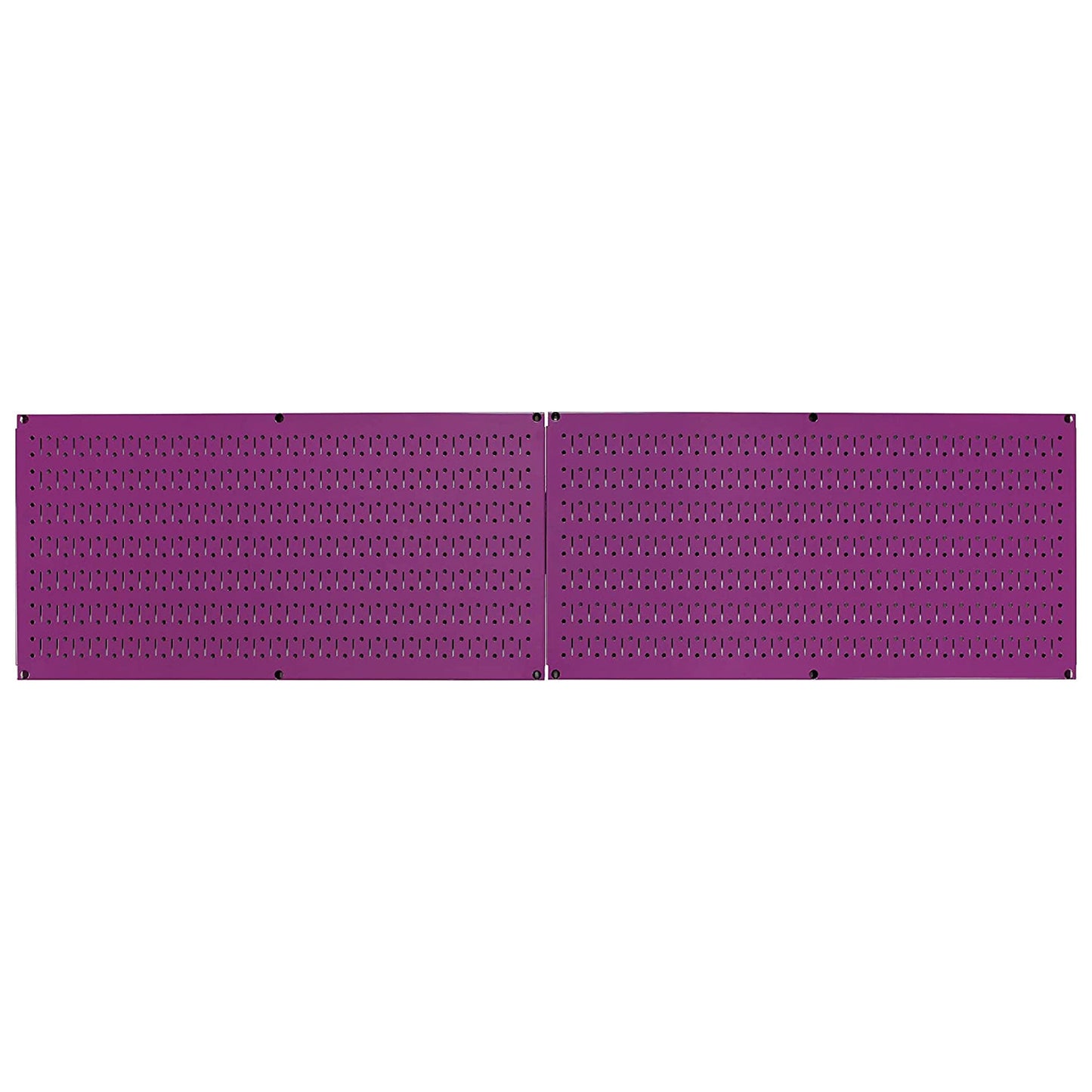 Wall Control 32"x16" Horizontal Pegboard Garage Tool Organizer, Purple (2 Pack)