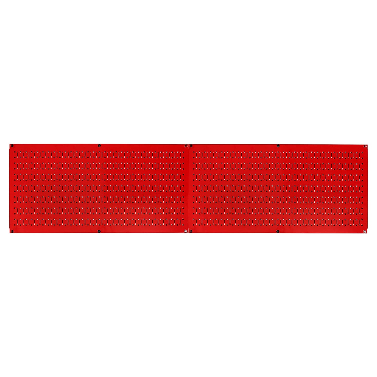 Wall Control 32" x 16" Horizontal Pegboard Garage Tool Organizer, Red (2 Pack)