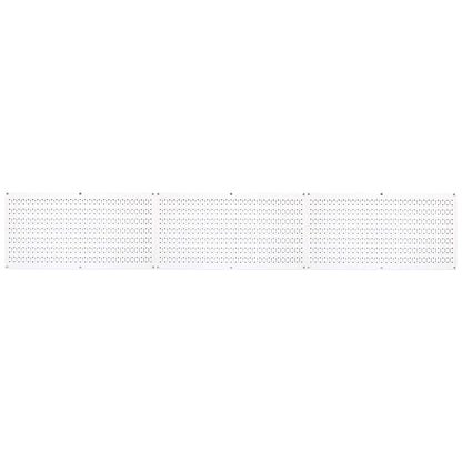 Wall Control 32" x 16" Horizontal Pegboard Garage Tool Organizer, White (3 Pack)